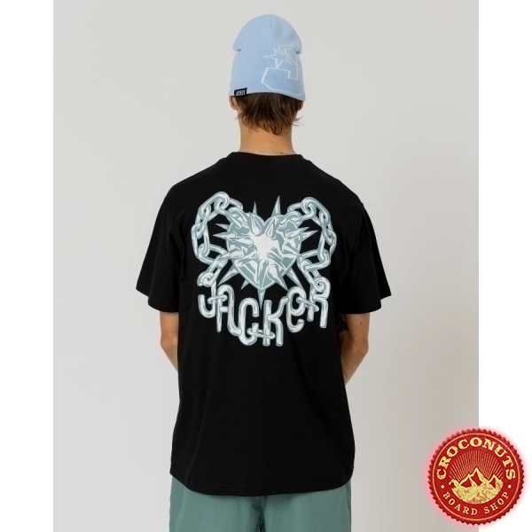 Tee Shirt Jacker Cold Heart Black 2024