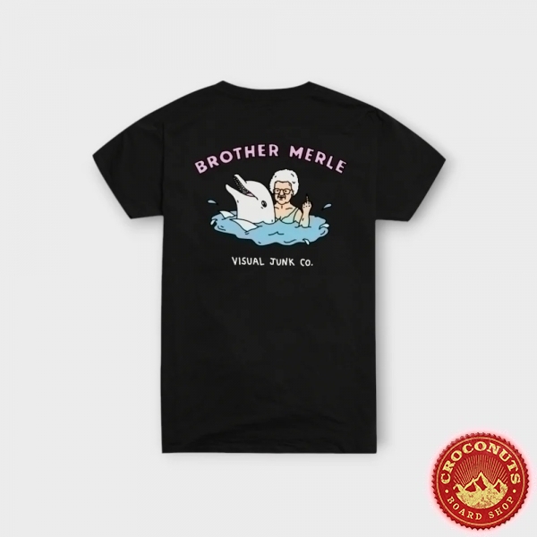 Tee Shirt Brother Merle Dolphin Black 2024