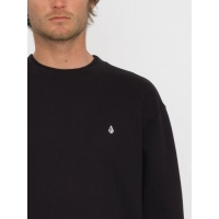 Sweat Volcom Single Stone Crew Black 2024