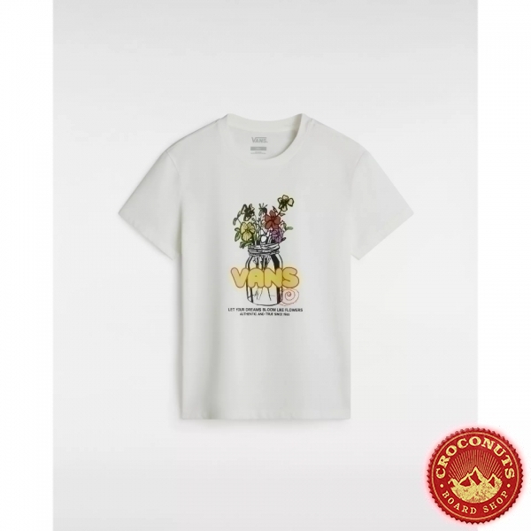 Tee Shirt Vans Bouquet BFF Marshmallow 2024