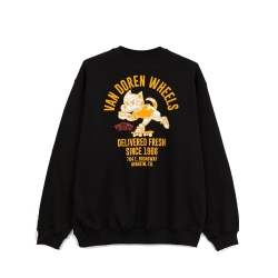 Sweat Vans Bark GFX Loose Crew Black 2024 pour unisexe