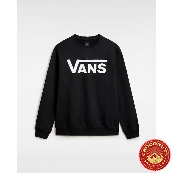 Sweat Vans Classic 3 Crew Black White 2024