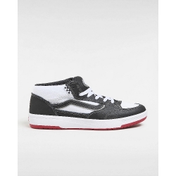 Shoes Vans Zahba Mid Black White Red  2024 pour unisexe