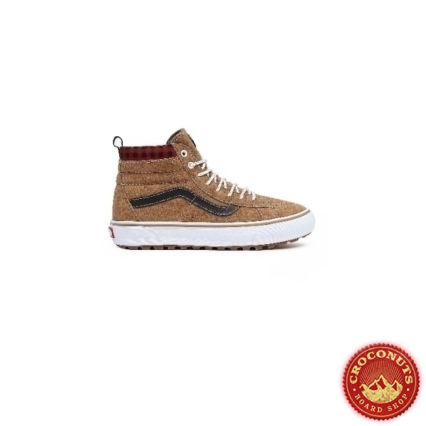 Shoes Vans Sk8 Hi Mte 1 Plaid Brown Black 2024