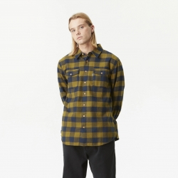 Chemise Picture Hillsboro Dark Blue Army Green 2025 pour homme