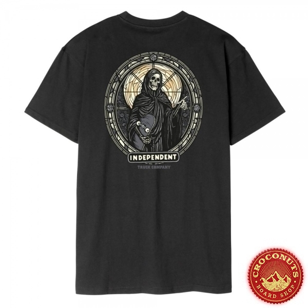 Tee Shirt Independent ITC Stained Black 2024