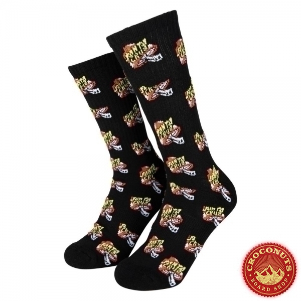 Chaussettes Santa Cruz Toadstool Dot Black 2024