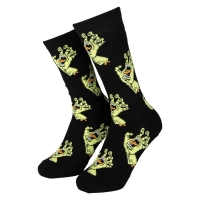 Chaussettes Santa Cruz Multi Hand Whitte stnoe Grey/Black Matcha (2 Paires) 2024