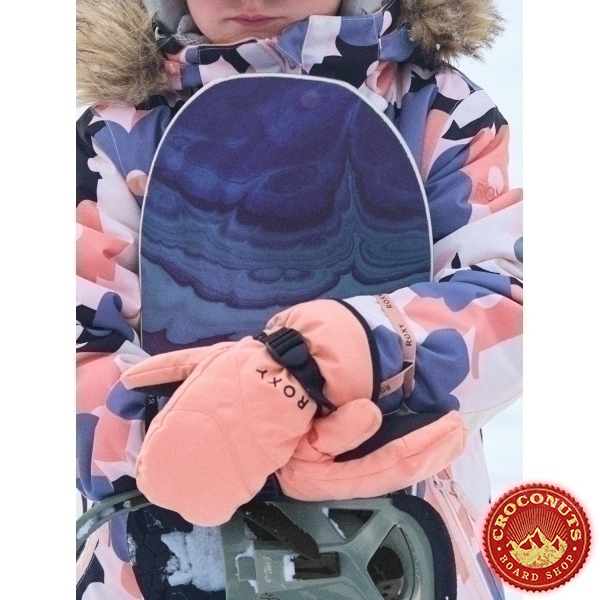 Moufles Roxy Jetty Girl Solid Peach Pink 2025