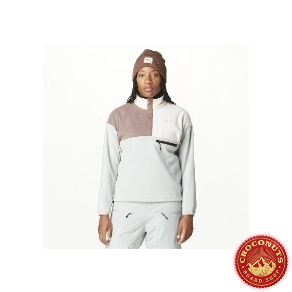 Fleece Picture Arrca 1/4 Pigeon Deep Taupe Vanil 2025