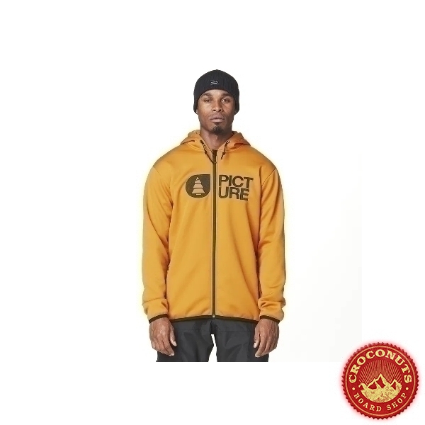 Fleece Picture Park Zip Tech Honey 2025