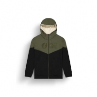 Sweat Picture Basement Plush Zip Tobacco Black 2025