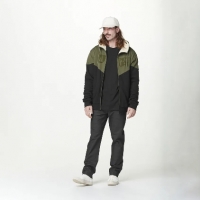 Sweat Picture Basement Plush Zip Tobacco Black 2025