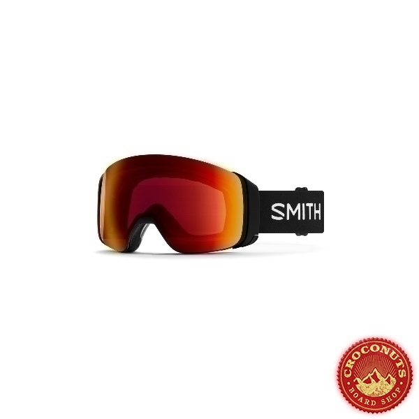 Masque Smith 4D Mag Black Sun Red Mirror 2025