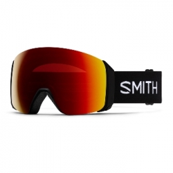 Masque Smith 4D XL Mag Black Sun Red Mirror 2025 pour unisexe