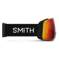 Masque Smith 4D XL Mag Black Sun Red Mirror 2025