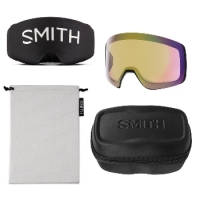Masque Smith 4D XL Mag Black Sun Red Mirror 2025