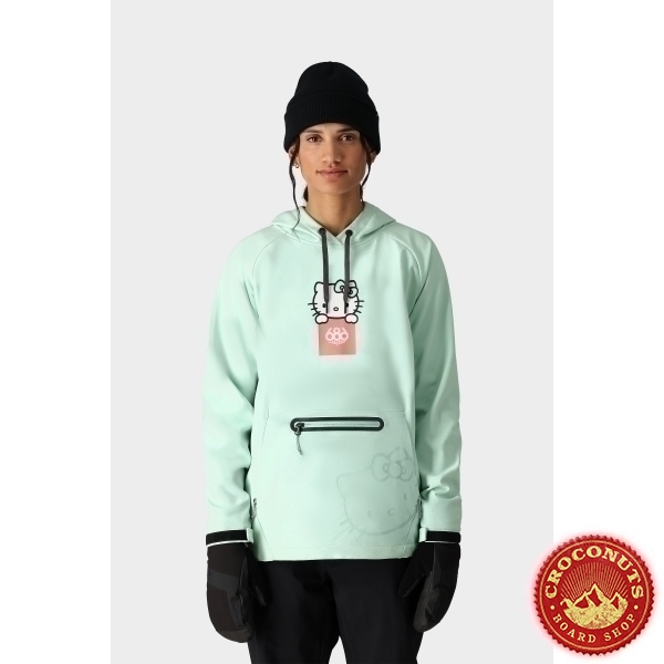 Veste 686 Women Waterproof Hoody Hello Kitty Seaglass 2025