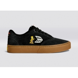Shoes Cariuma Naioca The Simpsons Black Suede 2025 pour unisexe