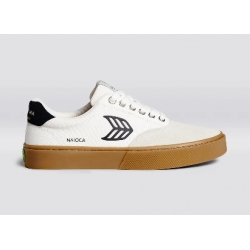 Shoes Cariuma Naioca Pro Gum Vintage White Suede 2025 pour unisexe