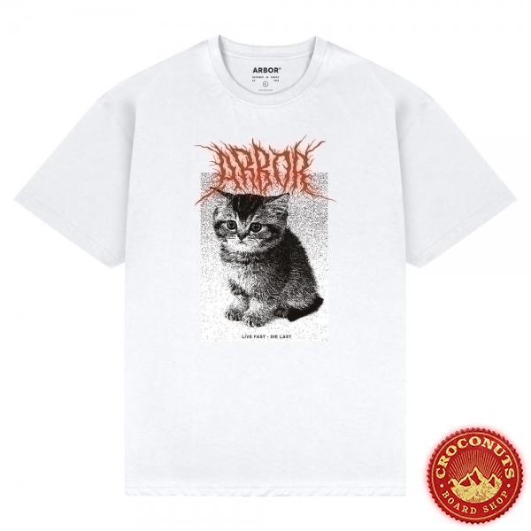 Tee Shirt Arbor Kitten White 2025