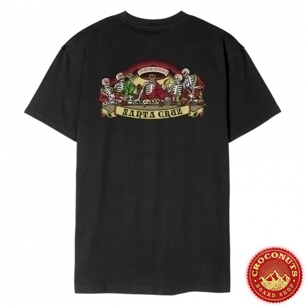 Tee Shirt Santa Cruz Guzman Dead Diners Black 2025