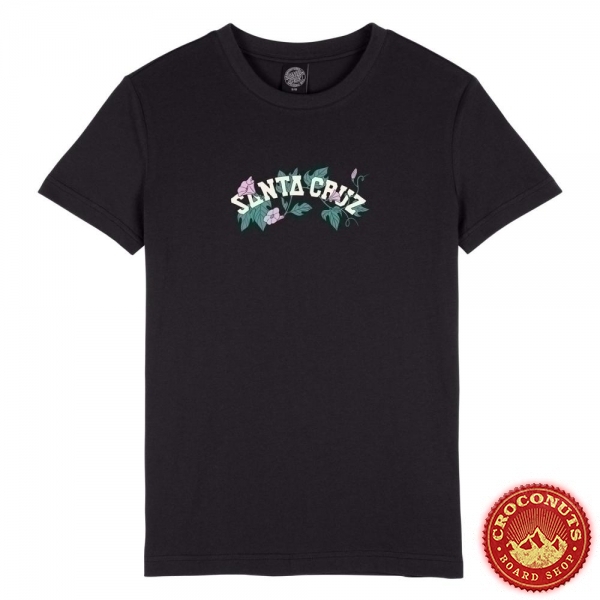 Tee Shirt Santa Cruz Women Cluster Strip Black 2025
