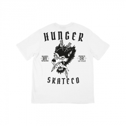 Tee Shirt Hunger Wolves White 2025 pour unisexe