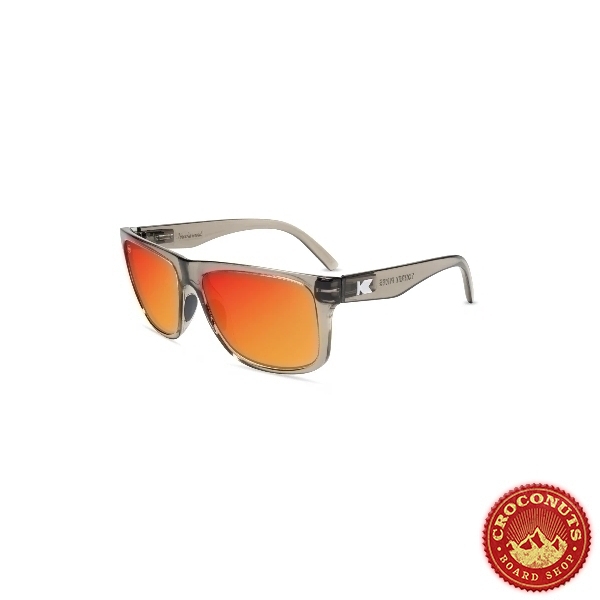 Lunettes Knockaround Torrey Pines Clear Grey Red Sunset 2025