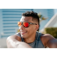 Lunettes Knockaround Torrey Pines Clear Grey Red Sunset 2025