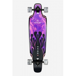 Longboard Globe Outlier Purple Flames 2026 pour unisexe