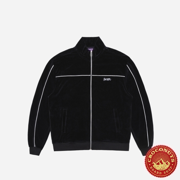 Veste Jacker Reflective Velvet Zipper Black 2025