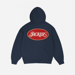 Sweat Jacker Pestorosso Zipped Navy 2025 pour unisexe