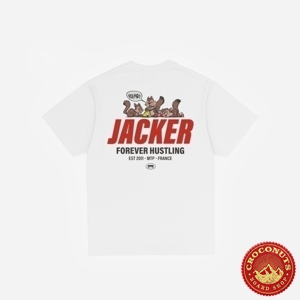 Tee Shirt Jacker Squirrel Gang White 2025