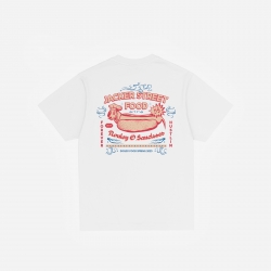 Tee Shirt Jacker Hot Doggy White 2025 pour unisexe