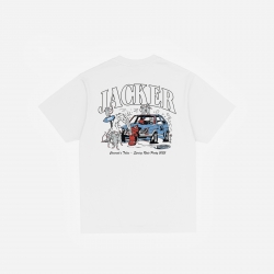 Tee Shirt Jacker Rats Party White 2025 pour unisexe