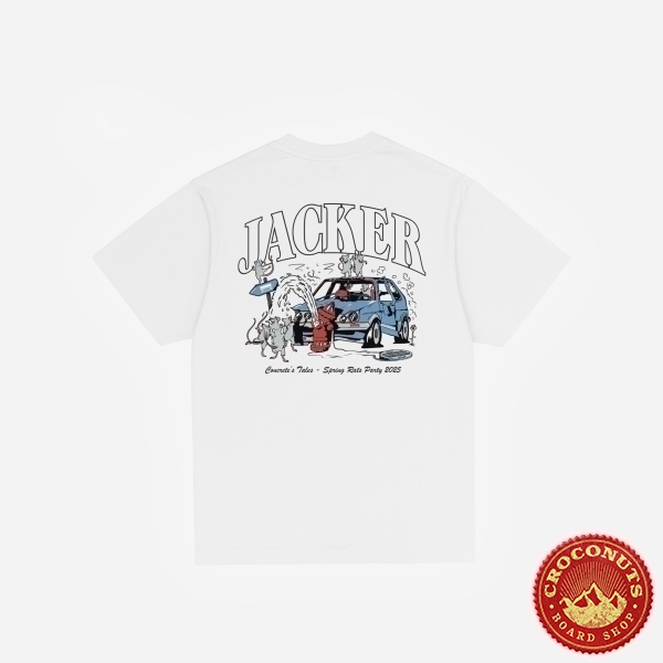 Tee Shirt Jacker Rats Party White 2025