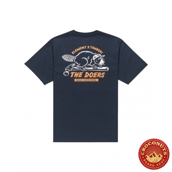 Tee Shirt Element Timber Builder Eclipse Navy 2025