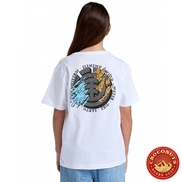 Tee Shirt Element Firewater Optic White 2025