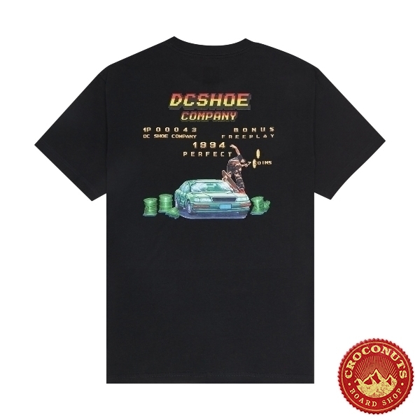 Tee Shirt DC Shoes Two Bit Black 2025