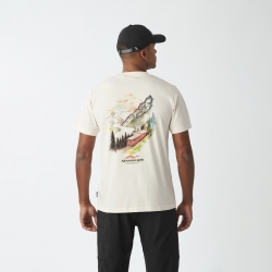 Tee Shirt Picture D&S Chamonix Natural White 2025 pour homme