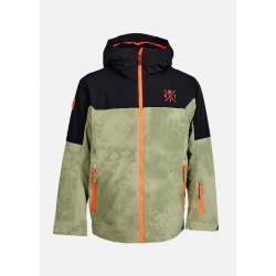 Veste Watts X-Gamma Acid Wash Olive 2026 pour unisexe