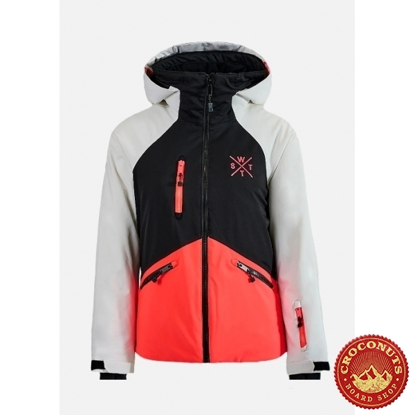 Veste Watts X-Peak White Logo Pink 2026