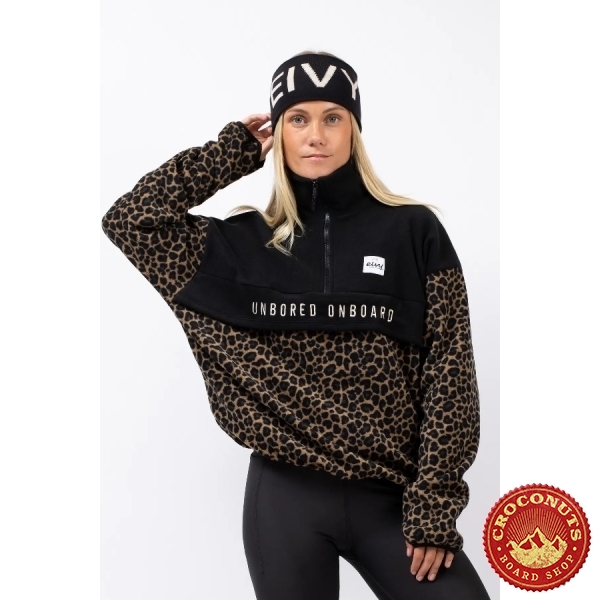 Eivy Ball Fleece Black Leopard 2026
