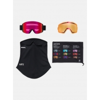 Masque Anon Sync Smoke Perceive Sunny Red + Cagoule MFI 2026