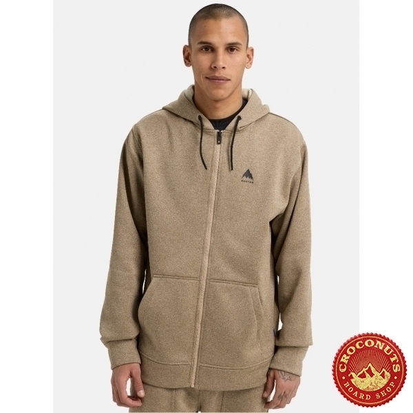 Fleece Burton Oak FZ Summit Taupe Heather 2026