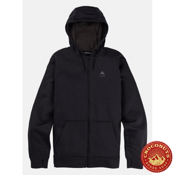 Fleece Burton Oak FZ True Black Heather 2026