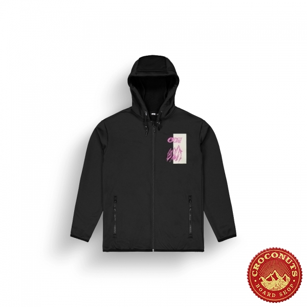 Fleece Picture Park Zip Tech Black 2026