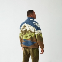 Polaire Picture Hafdals Zip Cloudy Landscape Sherpa 2026