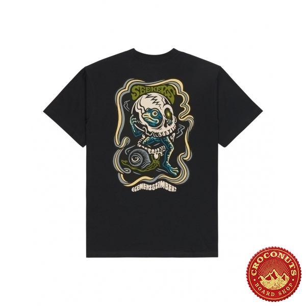 Tee Shirt Element Timber Hermit Off Black 2026